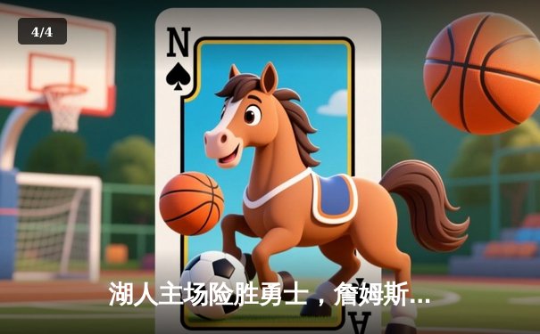 湖人主场险胜勇士，詹姆斯关键三分锁定胜局 - 4