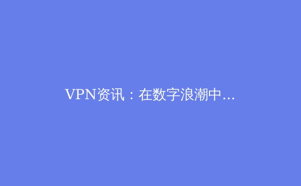 VPN资讯：在数字浪潮中守护你的网络隐私与自由 - 4